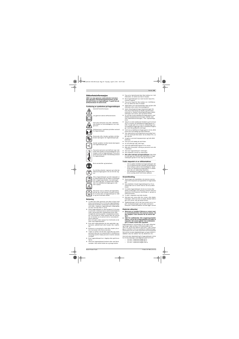 Bosch ALS 25 User Manual | Page 43 / 107