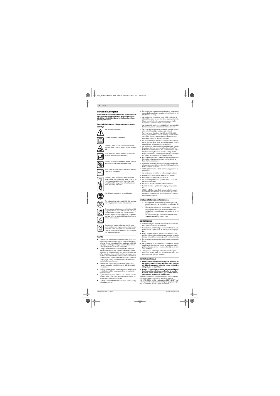 Bosch ALS 25 User Manual | Page 46 / 107
