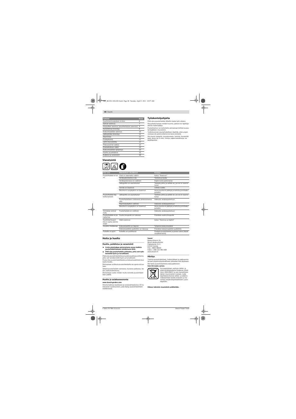 Bosch ALS 25 User Manual | Page 48 / 107
