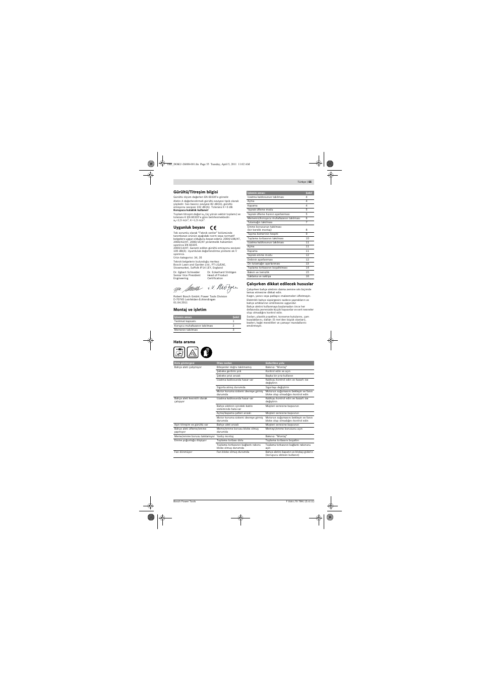 Bosch ALS 25 User Manual | Page 55 / 107
