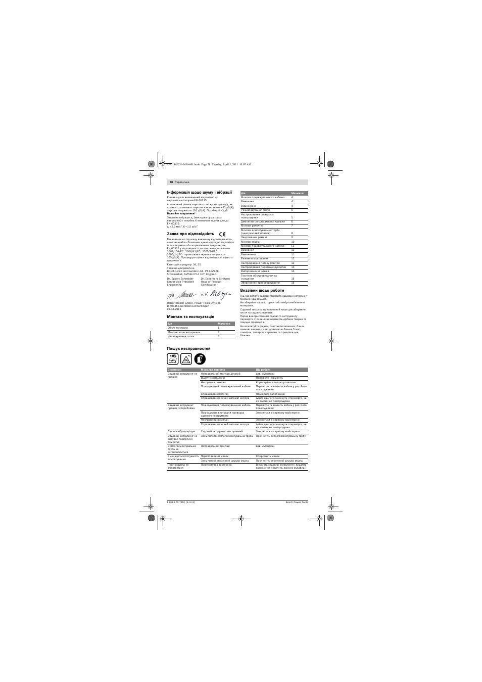 Bosch ALS 25 User Manual | Page 78 / 107