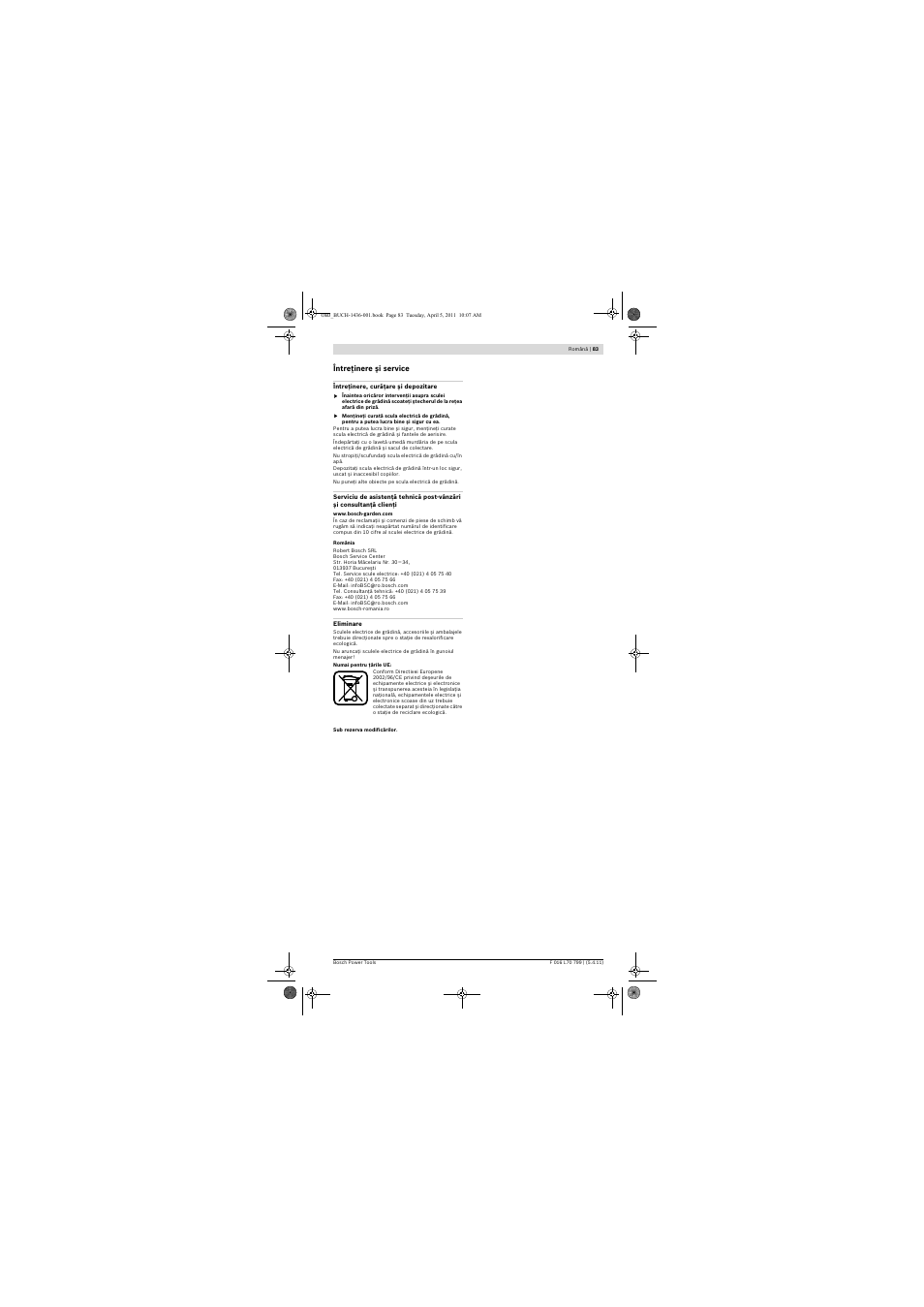 Bosch ALS 25 User Manual | Page 83 / 107