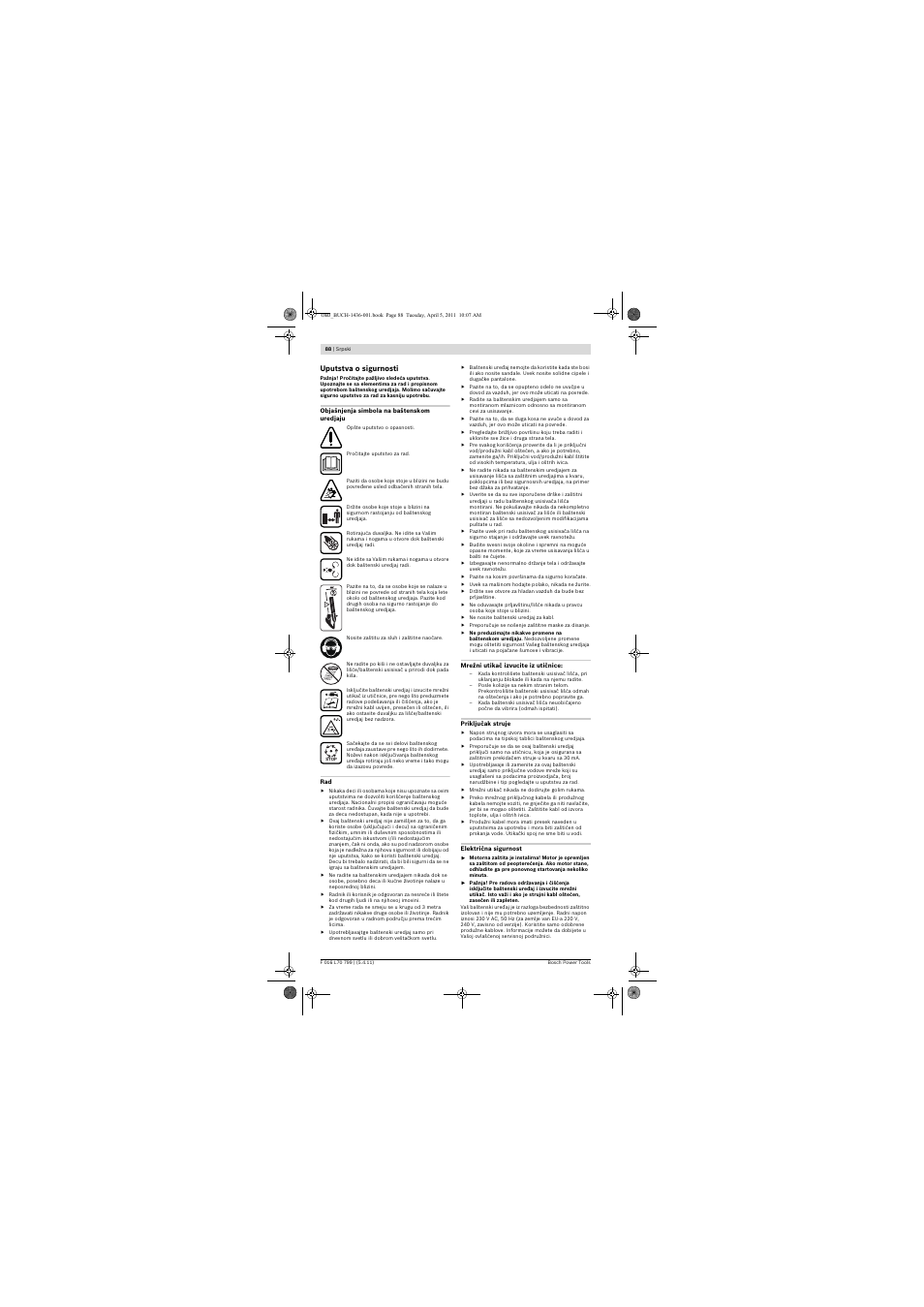 Bosch ALS 25 User Manual | Page 88 / 107