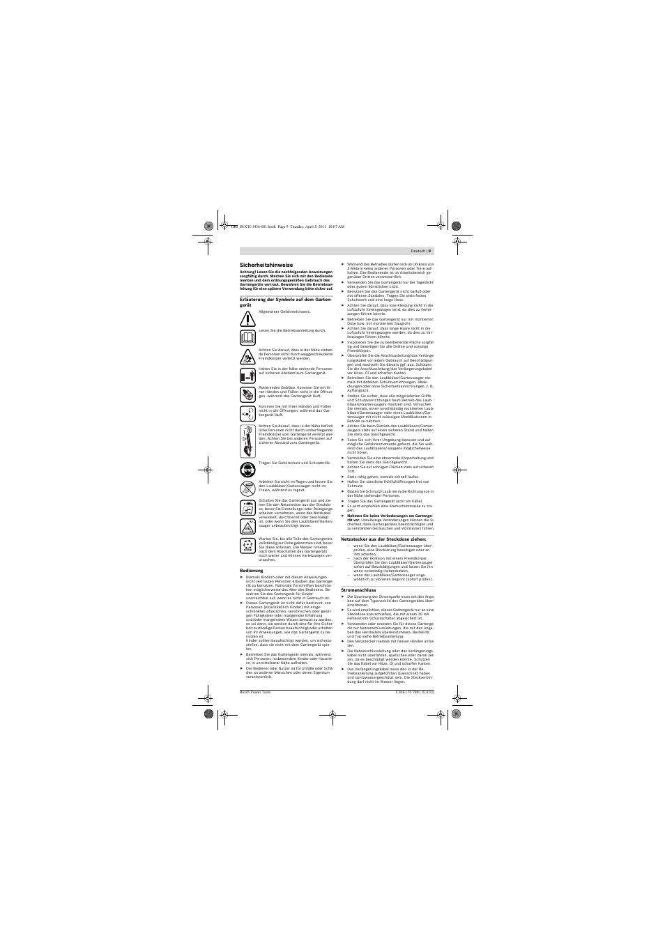 Bosch ALS 25 User Manual | Page 9 / 107