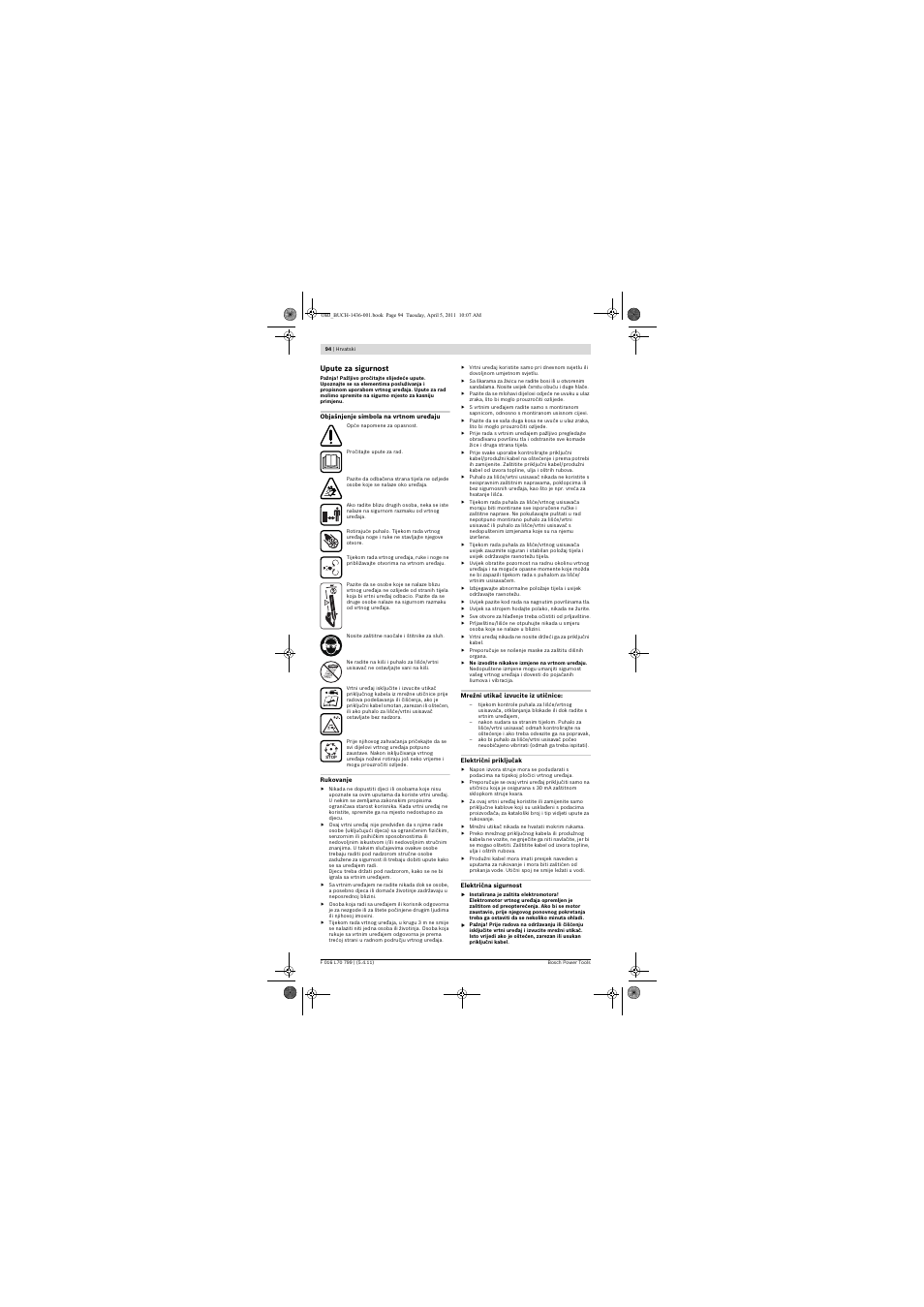 Bosch ALS 25 User Manual | Page 94 / 107