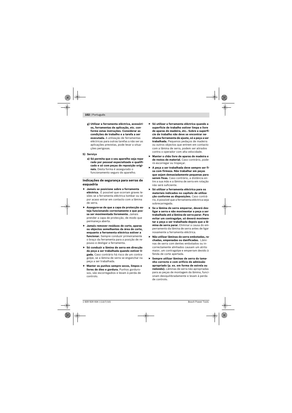Bosch GCM 10 SD Professional User Manual | Page 102 / 630
