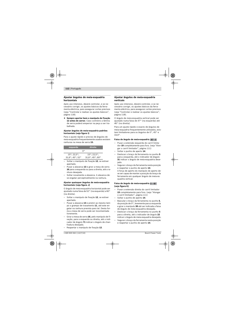 Bosch GCM 10 SD Professional User Manual | Page 112 / 630