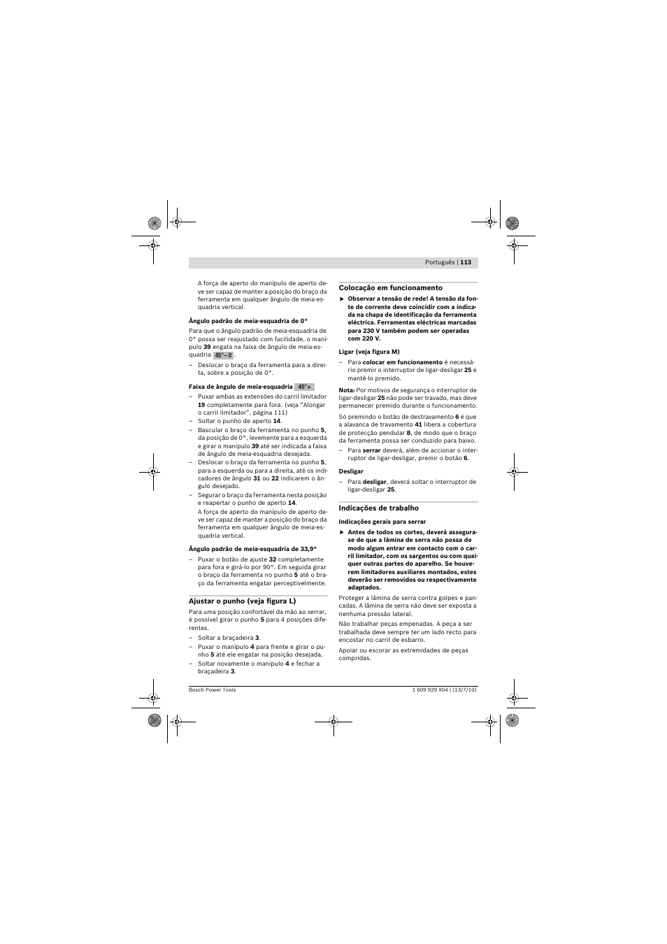Bosch GCM 10 SD Professional User Manual | Page 113 / 630
