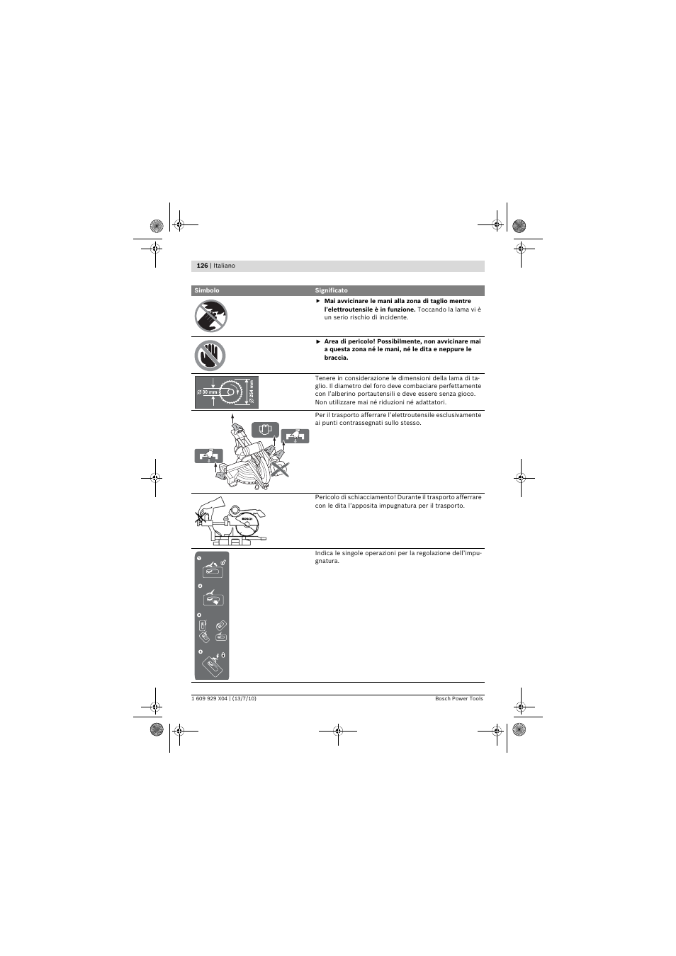 Bosch GCM 10 SD Professional User Manual | Page 126 / 630