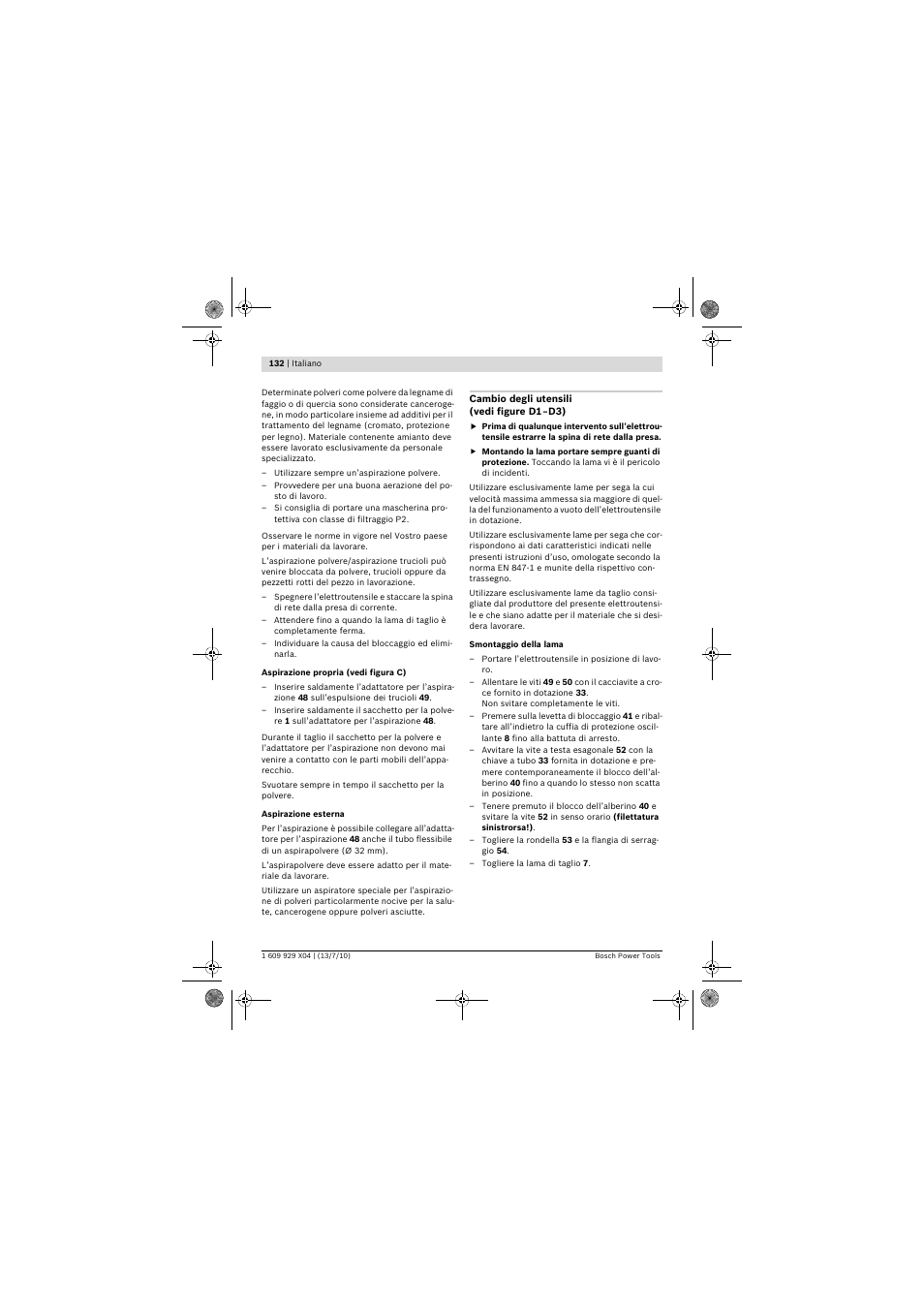 Bosch GCM 10 SD Professional User Manual | Page 132 / 630