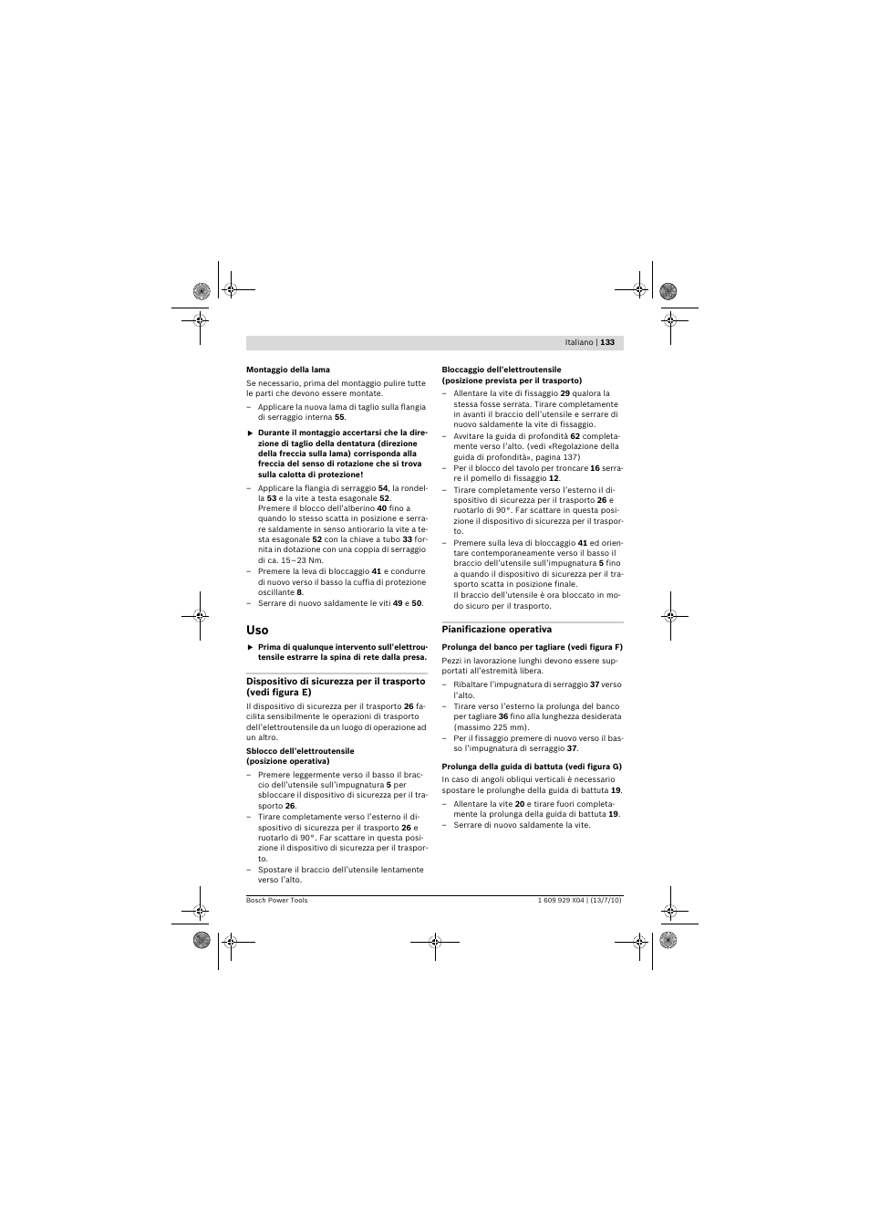 Bosch GCM 10 SD Professional User Manual | Page 133 / 630