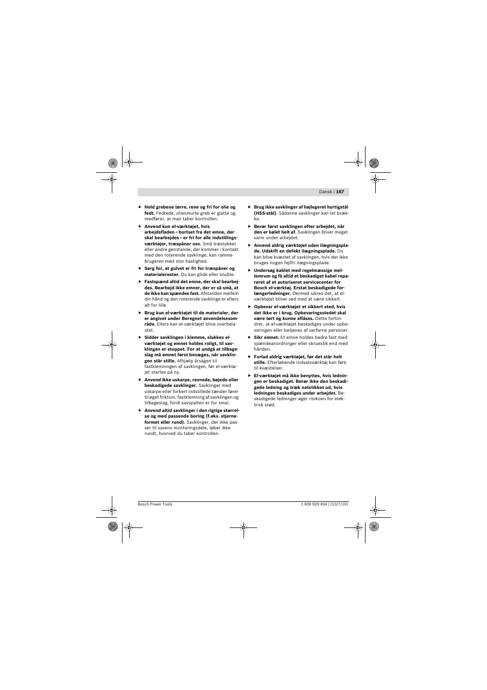 Bosch GCM 10 SD Professional User Manual | Page 167 / 630