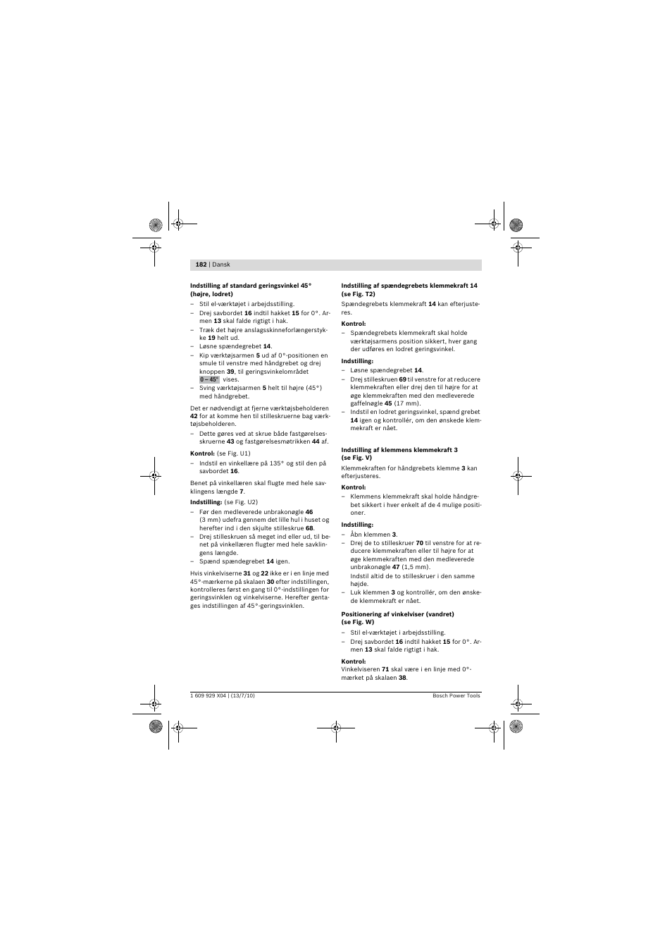 Bosch GCM 10 SD Professional User Manual | Page 182 / 630