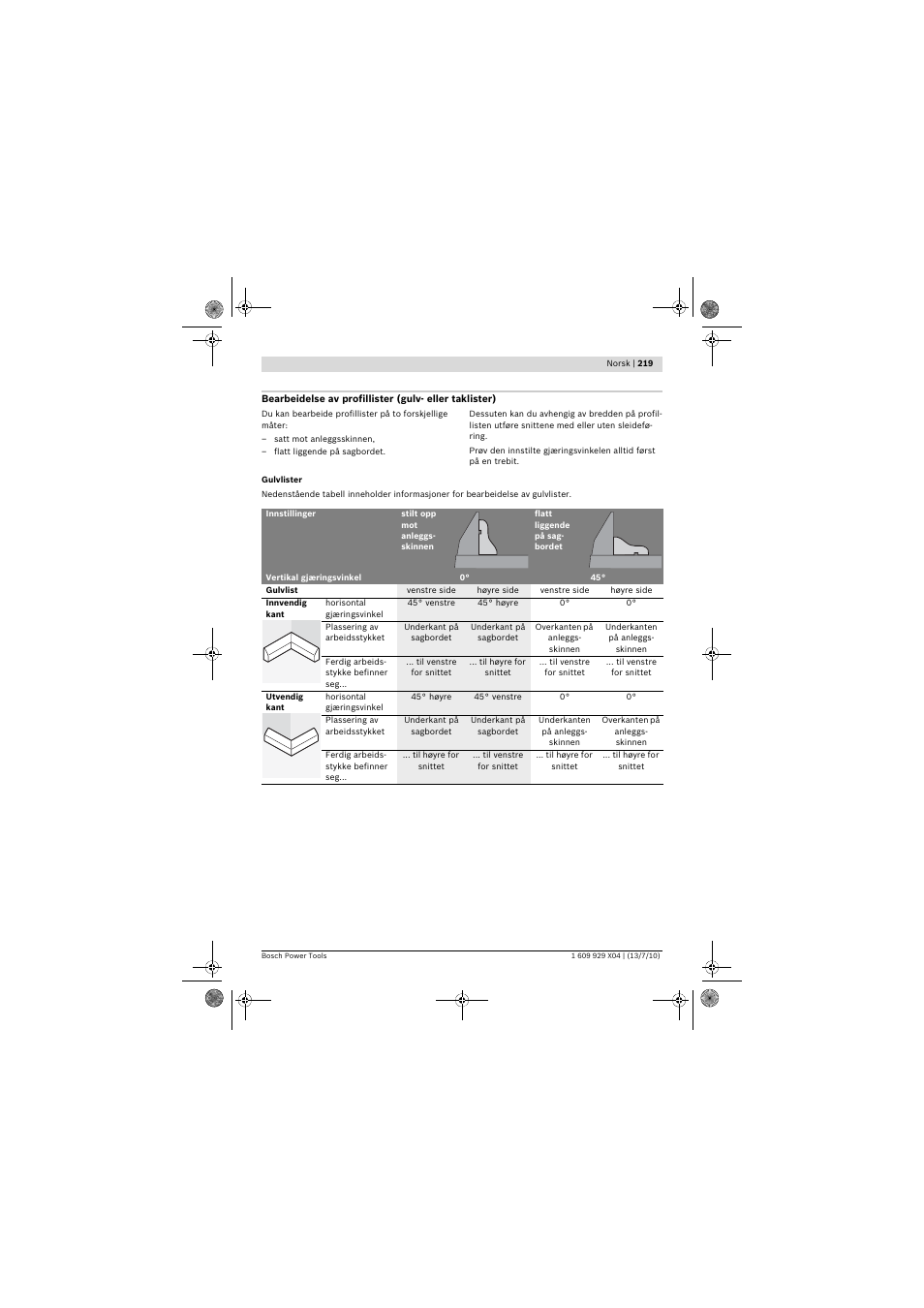 Bosch GCM 10 SD Professional User Manual | Page 219 / 630