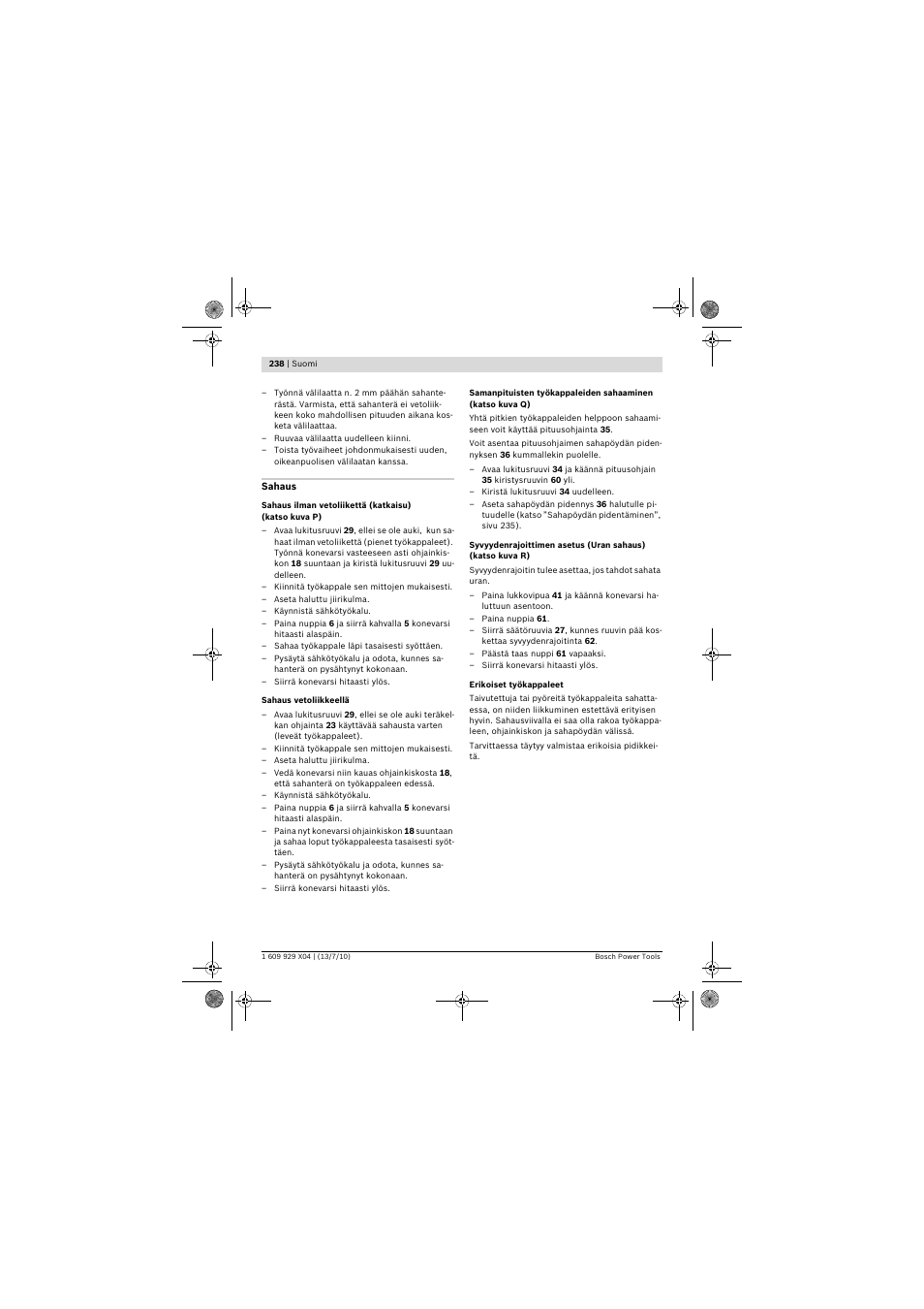 Bosch GCM 10 SD Professional User Manual | Page 238 / 630