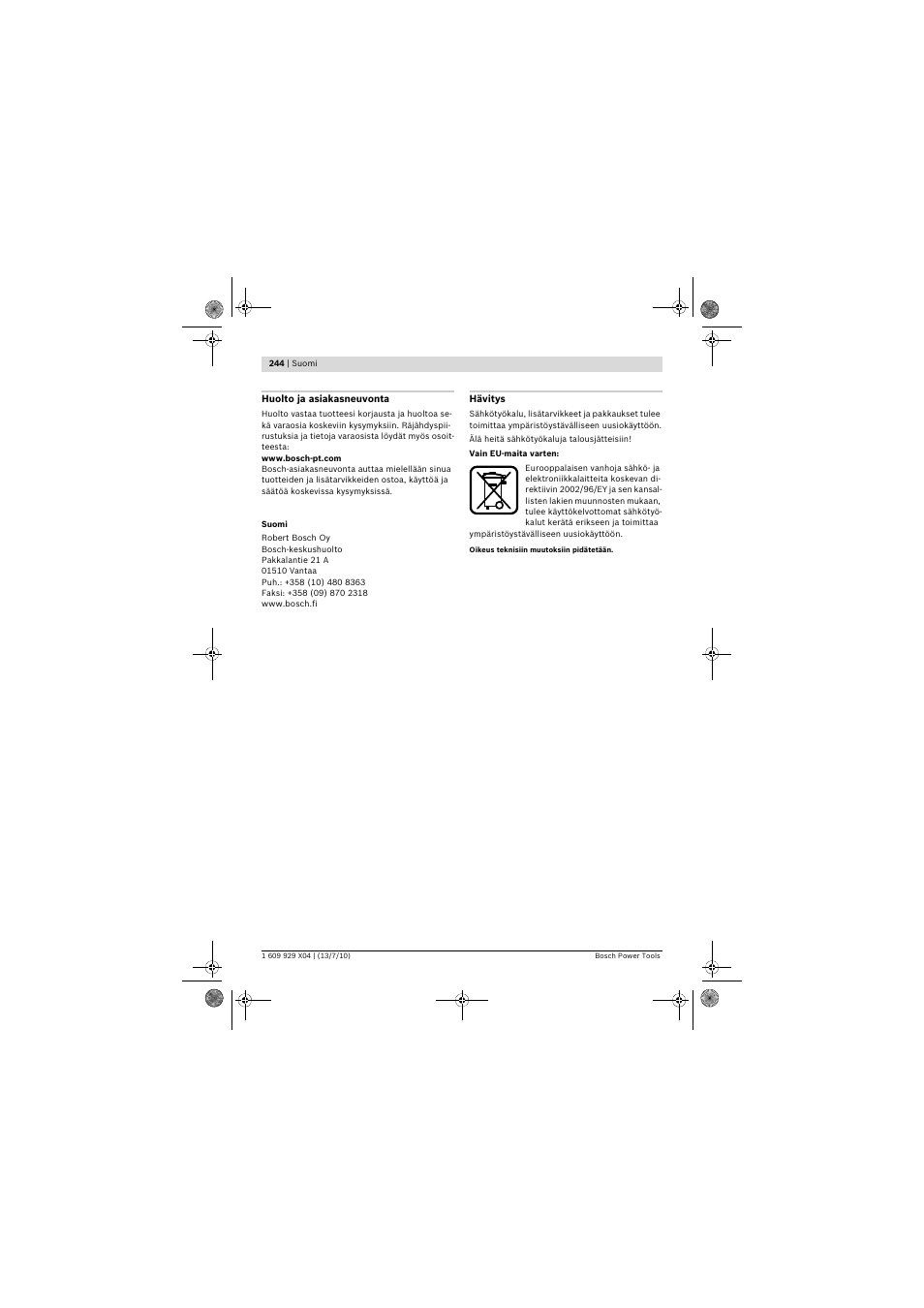 Bosch GCM 10 SD Professional User Manual | Page 244 / 630