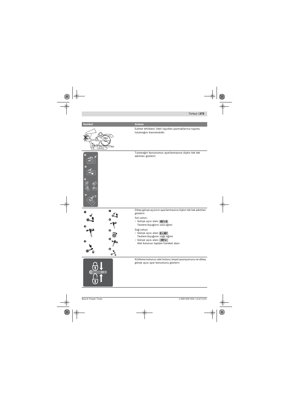 Bosch GCM 10 SD Professional User Manual | Page 273 / 630