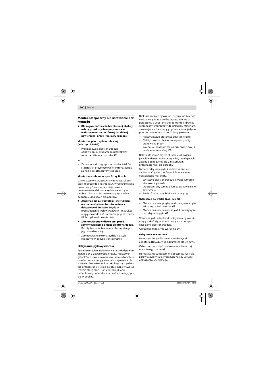 Bosch GCM 10 SD Professional User Manual | Page 300 / 630