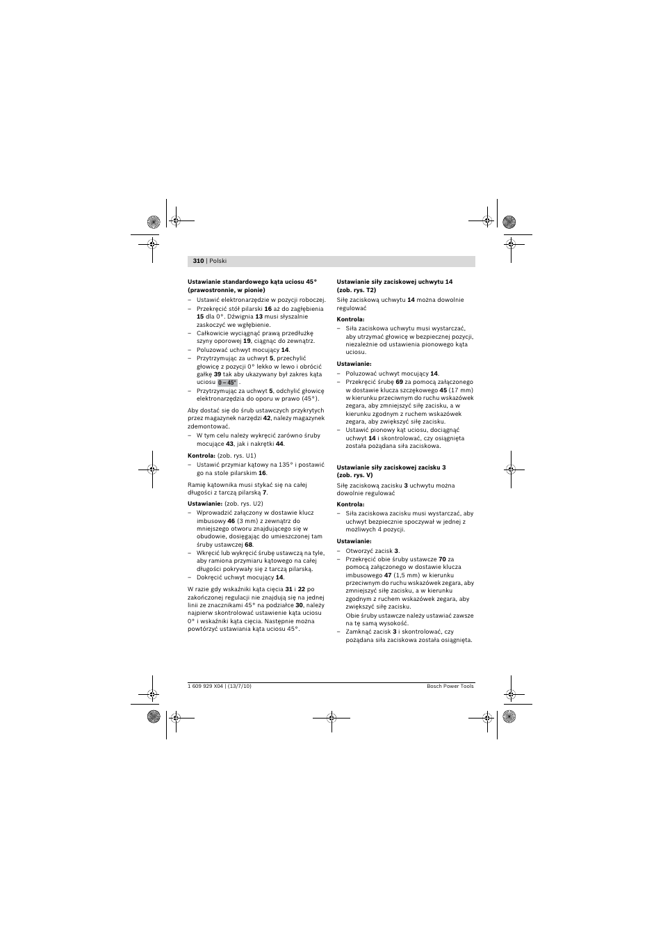Bosch GCM 10 SD Professional User Manual | Page 310 / 630