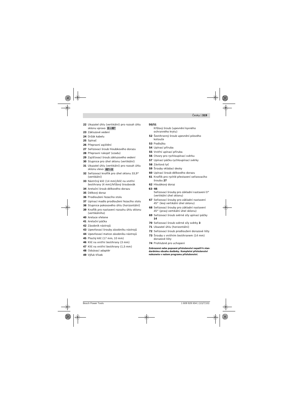 Bosch GCM 10 SD Professional User Manual | Page 319 / 630