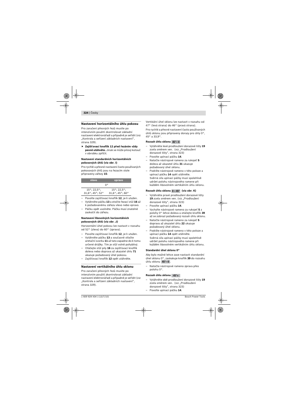 Bosch GCM 10 SD Professional User Manual | Page 324 / 630