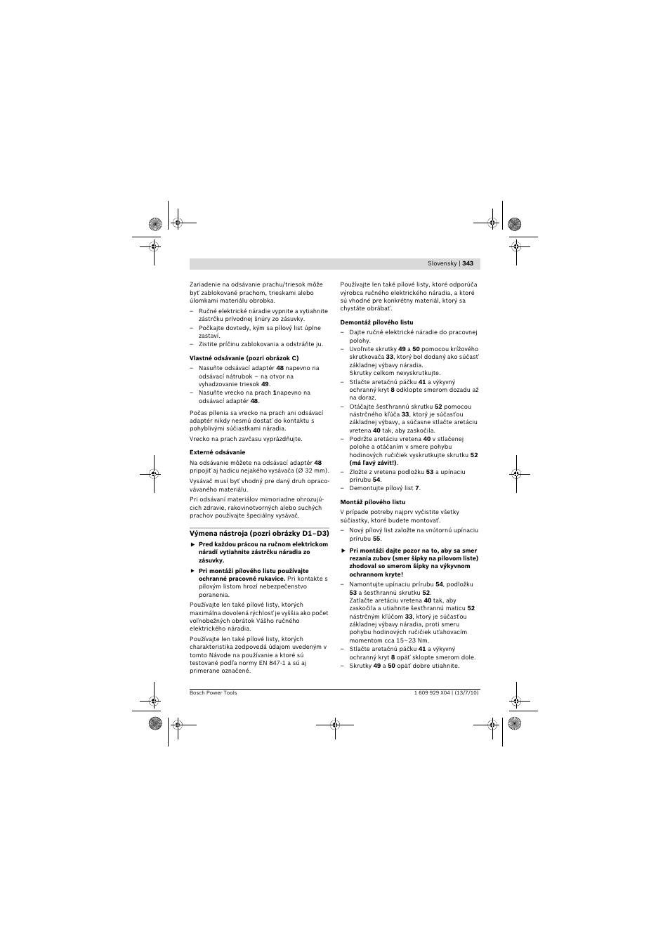Bosch GCM 10 SD Professional User Manual | Page 343 / 630