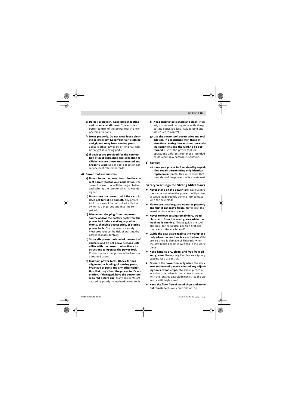 Bosch GCM 10 SD Professional User Manual | Page 35 / 630