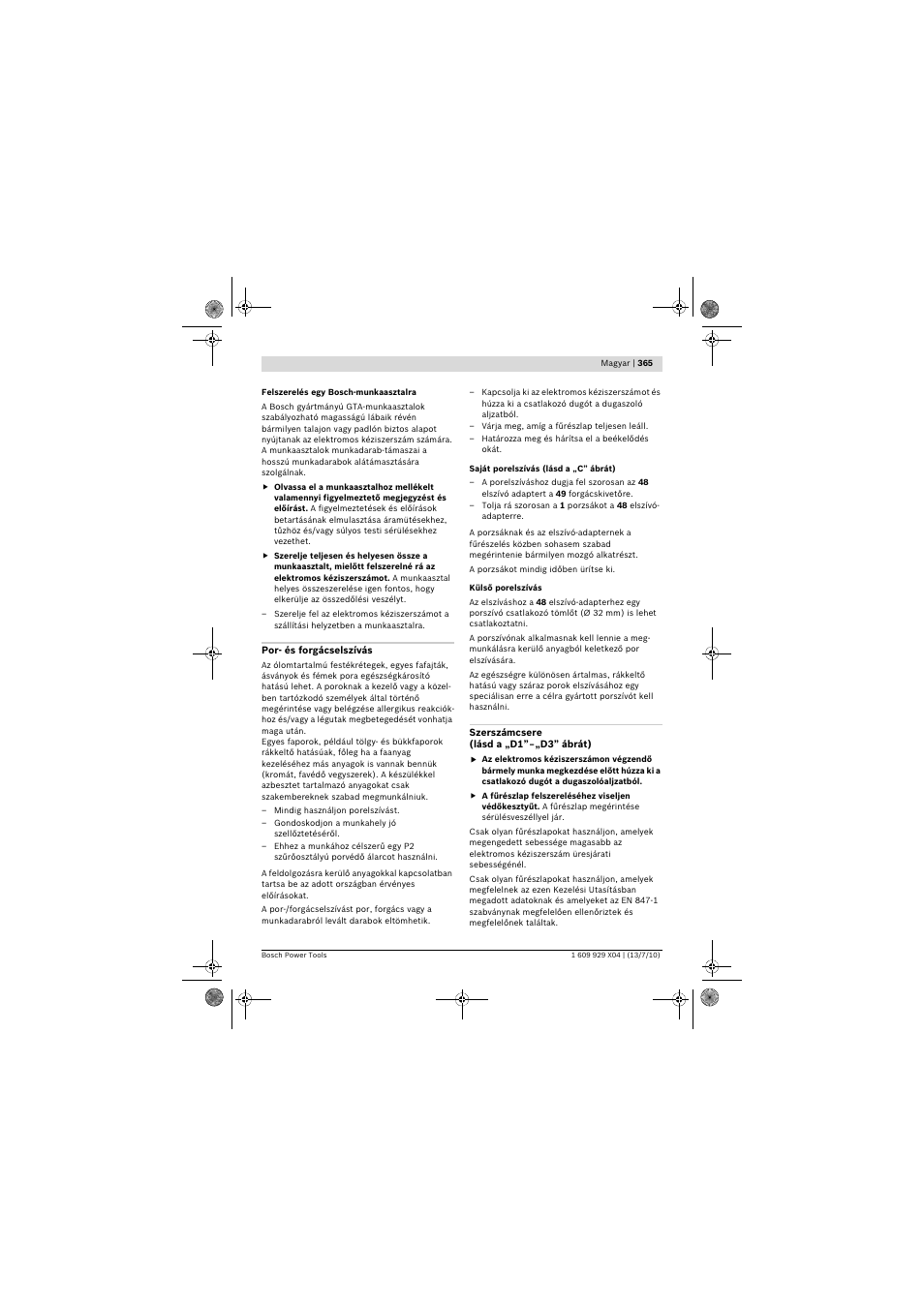 Bosch GCM 10 SD Professional User Manual | Page 365 / 630