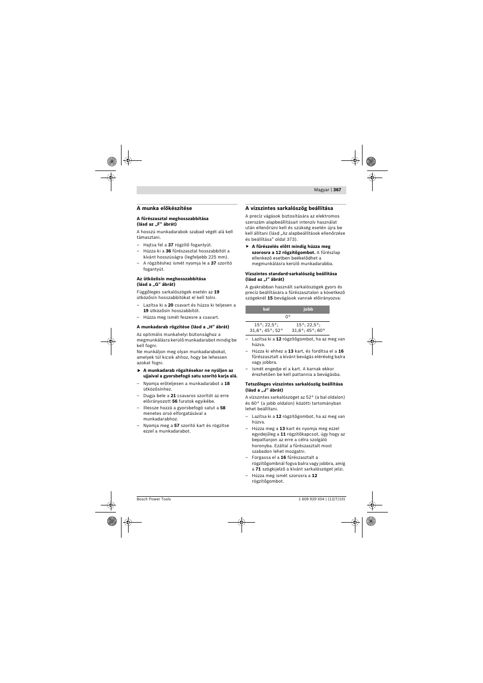 Bosch GCM 10 SD Professional User Manual | Page 367 / 630