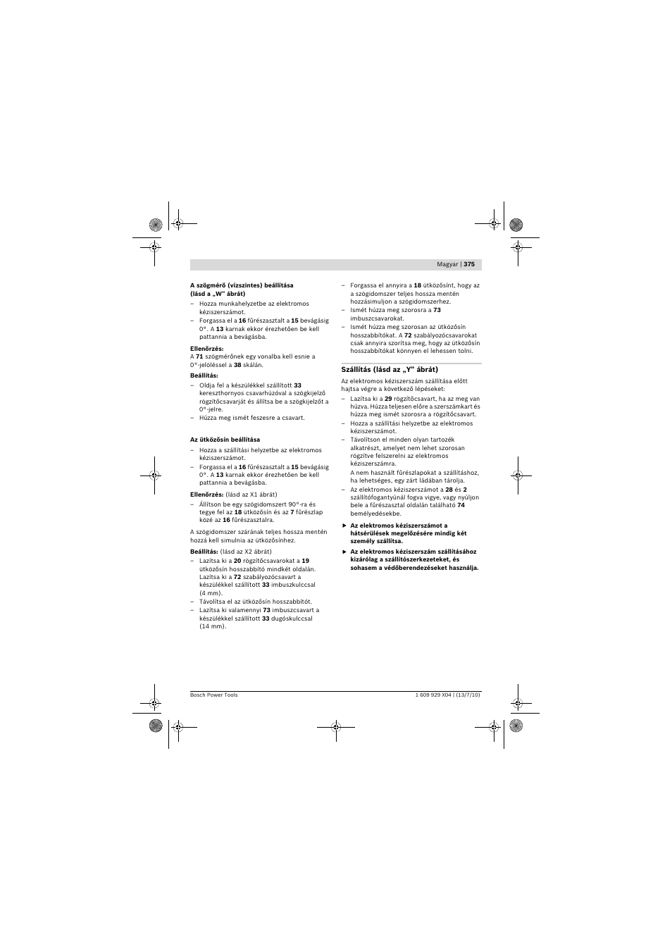 Bosch GCM 10 SD Professional User Manual | Page 375 / 630