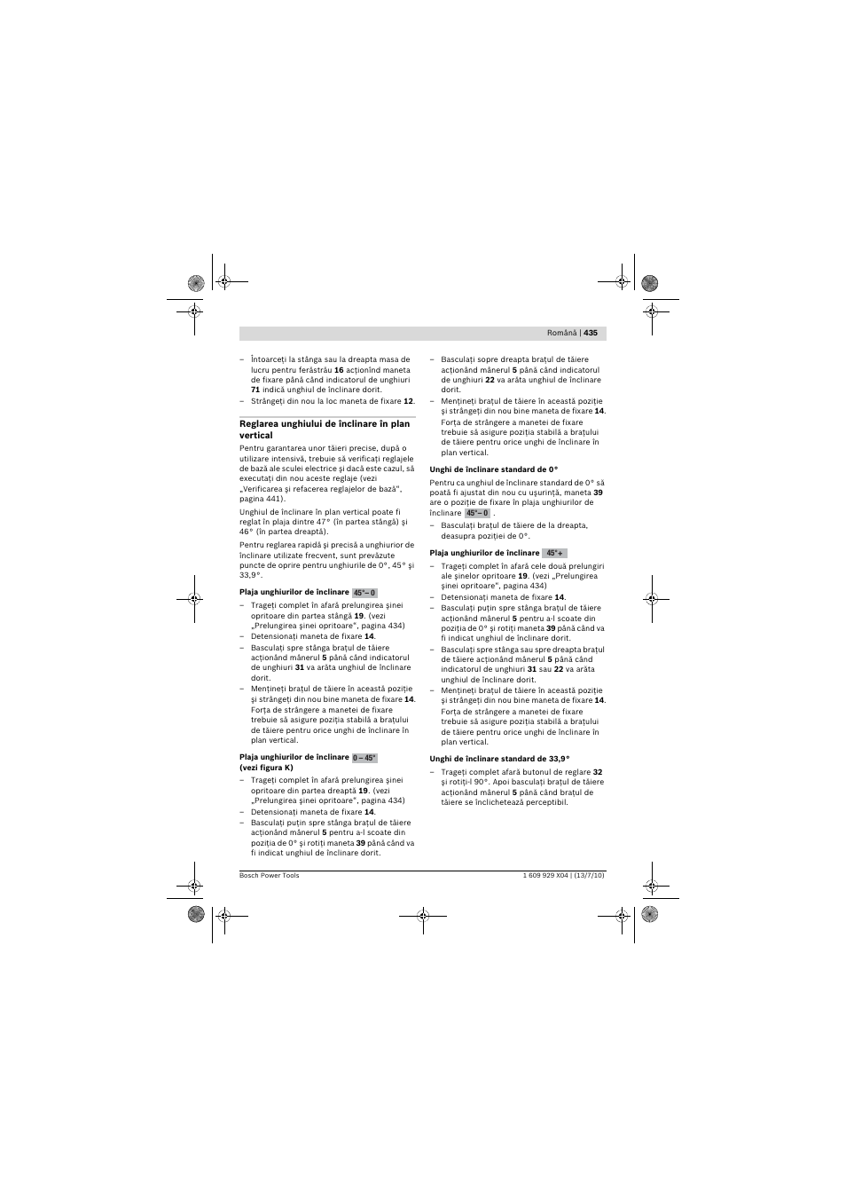 Bosch GCM 10 SD Professional User Manual | Page 435 / 630