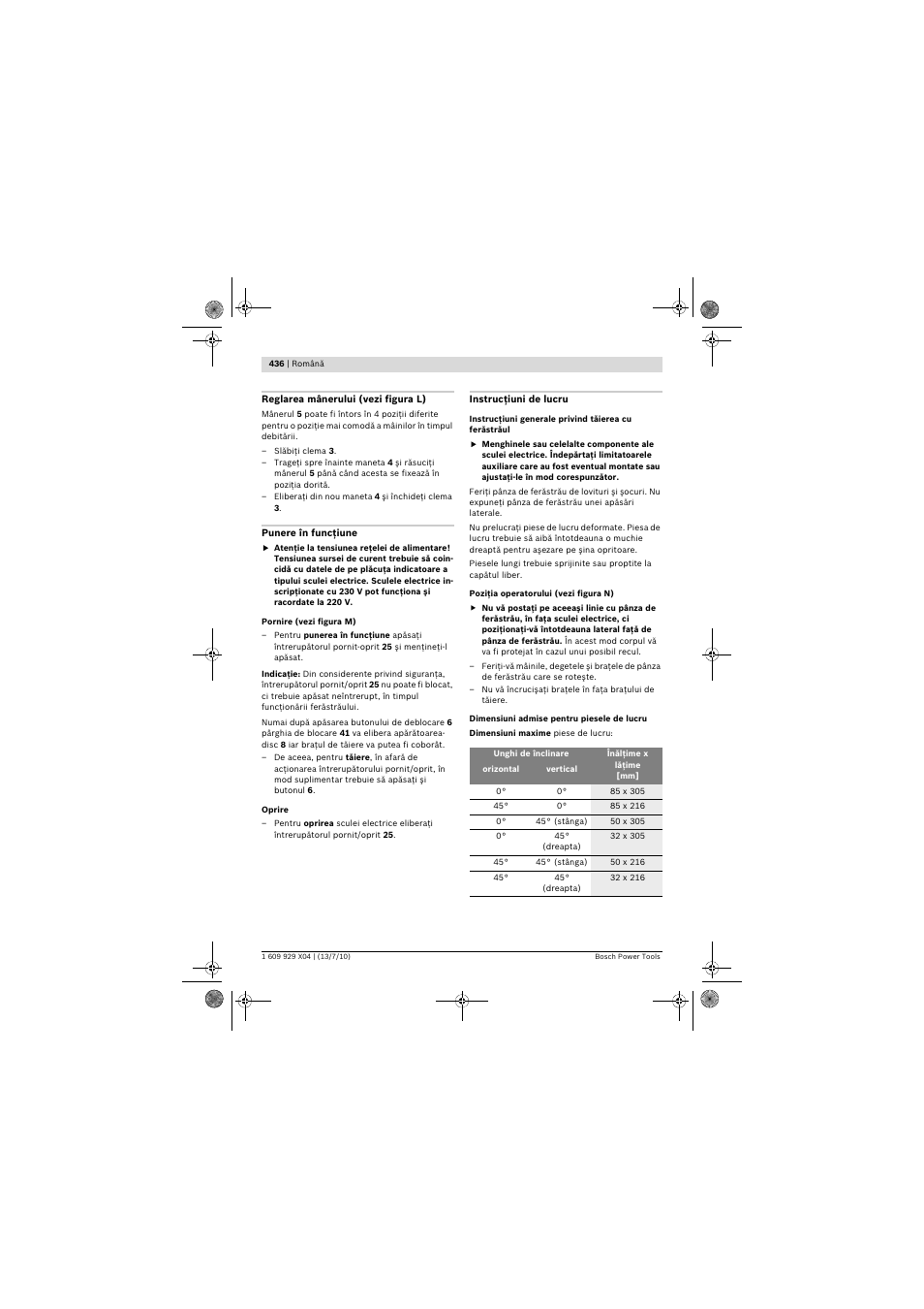 Bosch GCM 10 SD Professional User Manual | Page 436 / 630