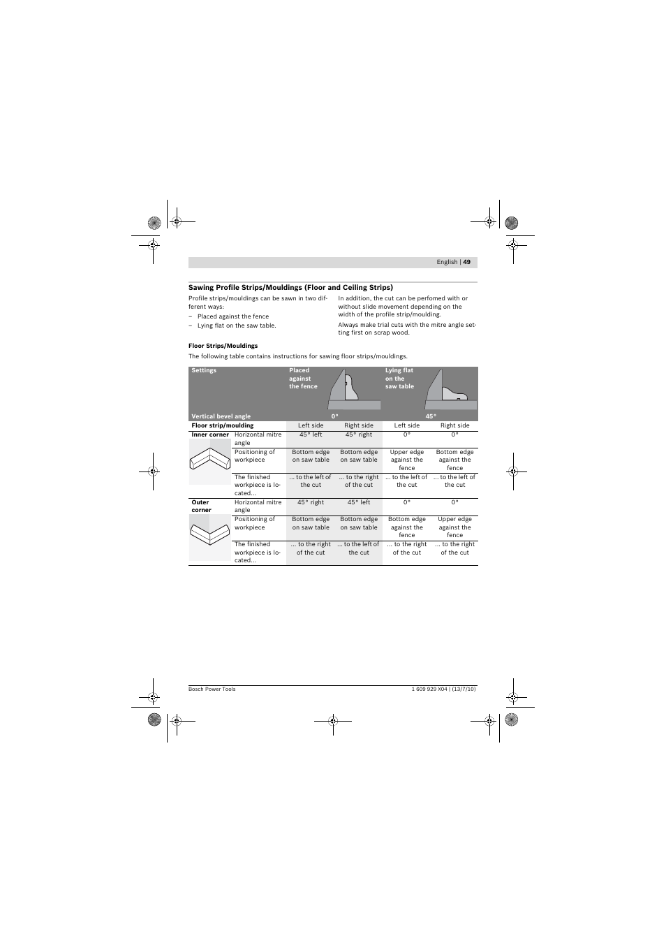 Bosch GCM 10 SD Professional User Manual | Page 49 / 630