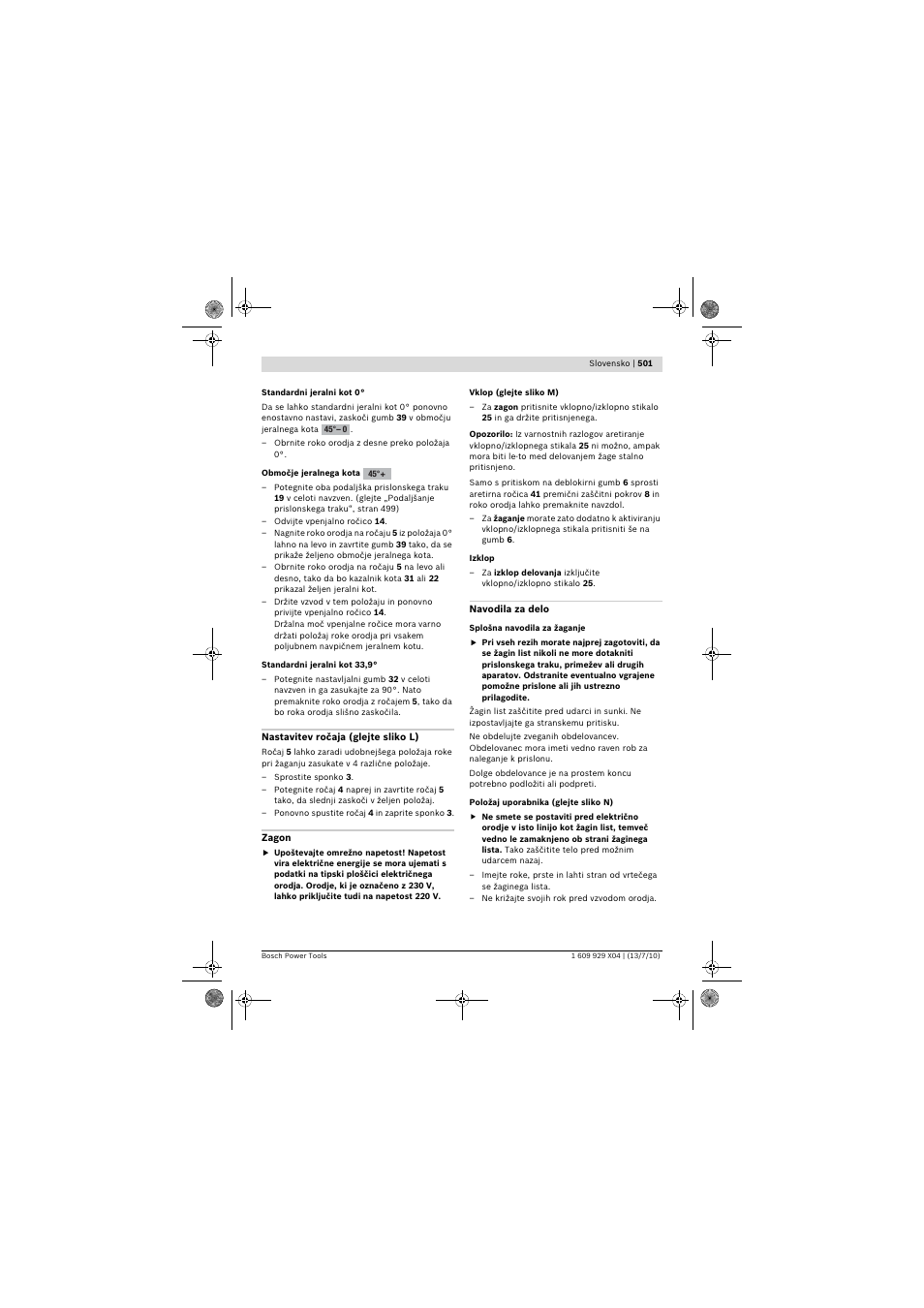 Bosch GCM 10 SD Professional User Manual | Page 501 / 630