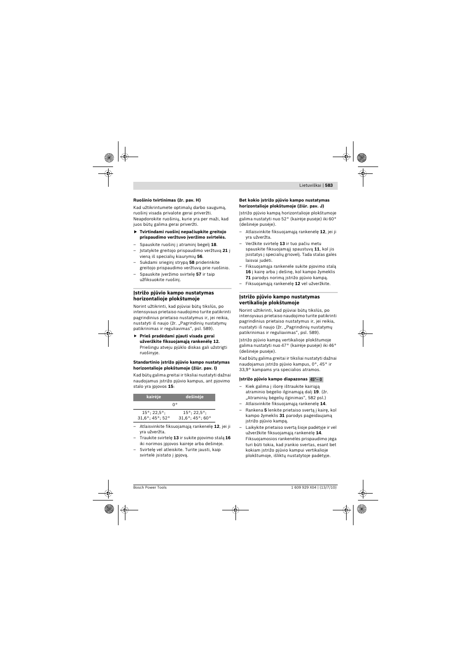 Bosch GCM 10 SD Professional User Manual | Page 583 / 630