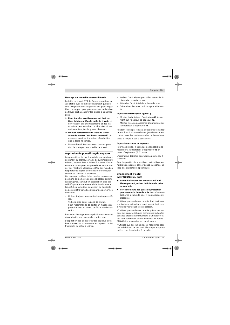 Bosch GCM 10 SD Professional User Manual | Page 65 / 630