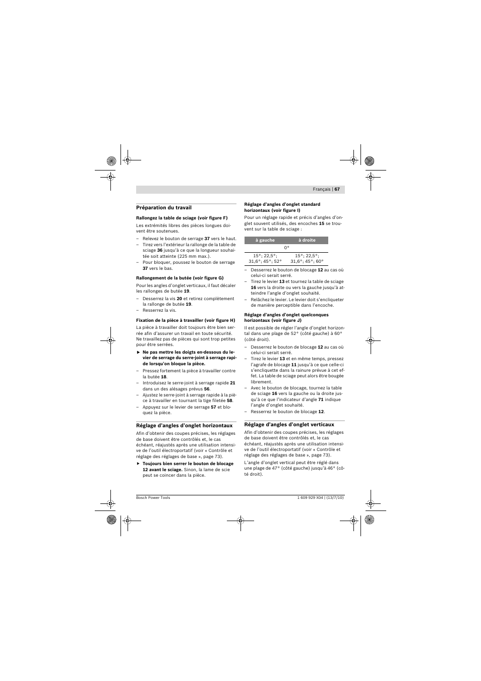 Bosch GCM 10 SD Professional User Manual | Page 67 / 630