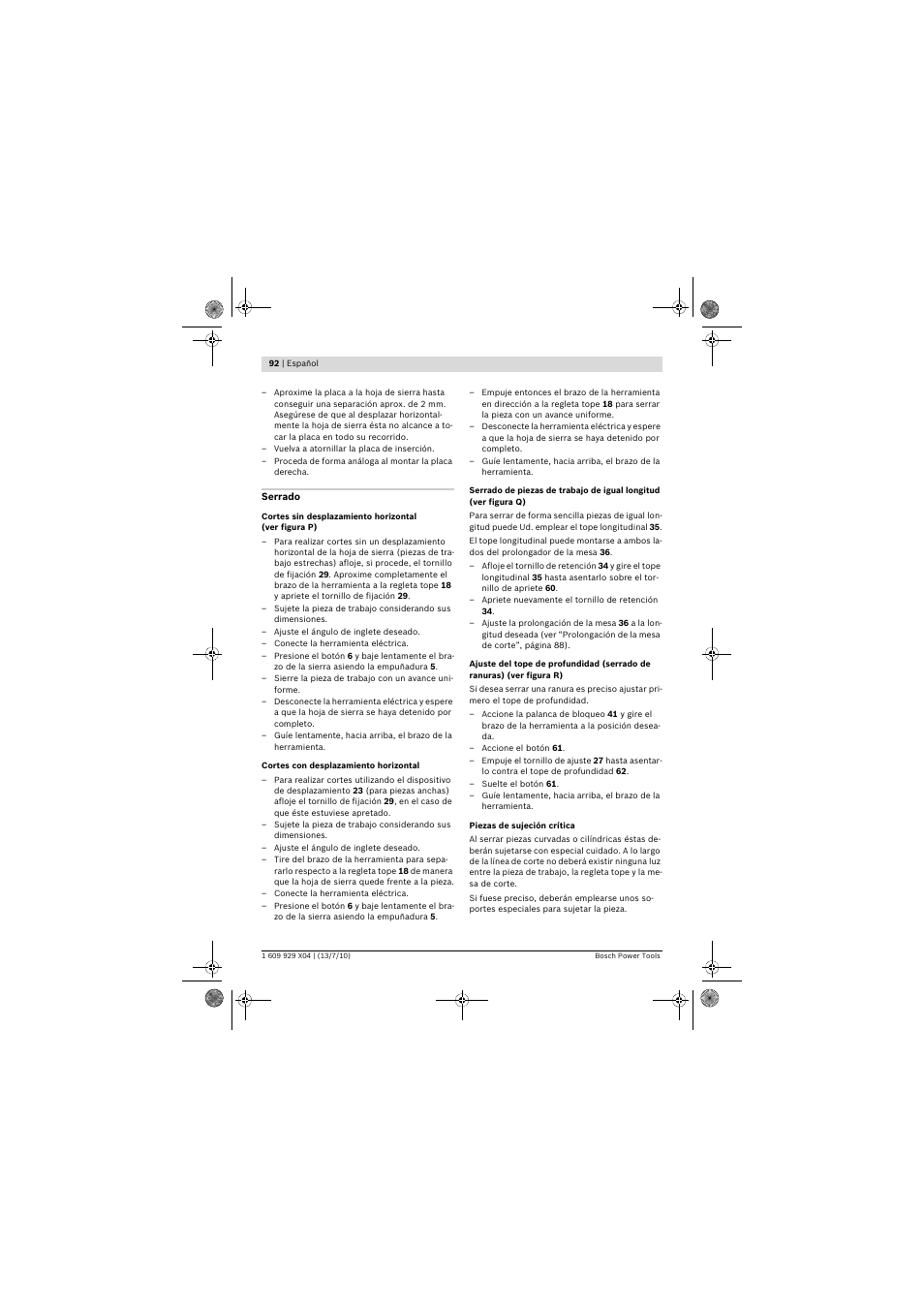 Bosch GCM 10 SD Professional User Manual | Page 92 / 630