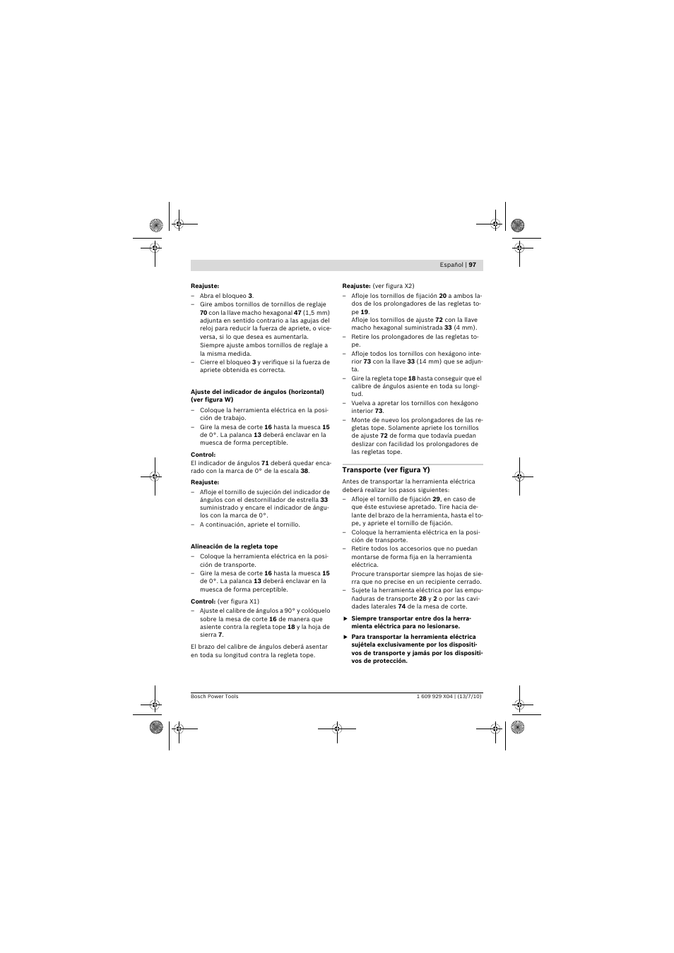 Bosch GCM 10 SD Professional User Manual | Page 97 / 630