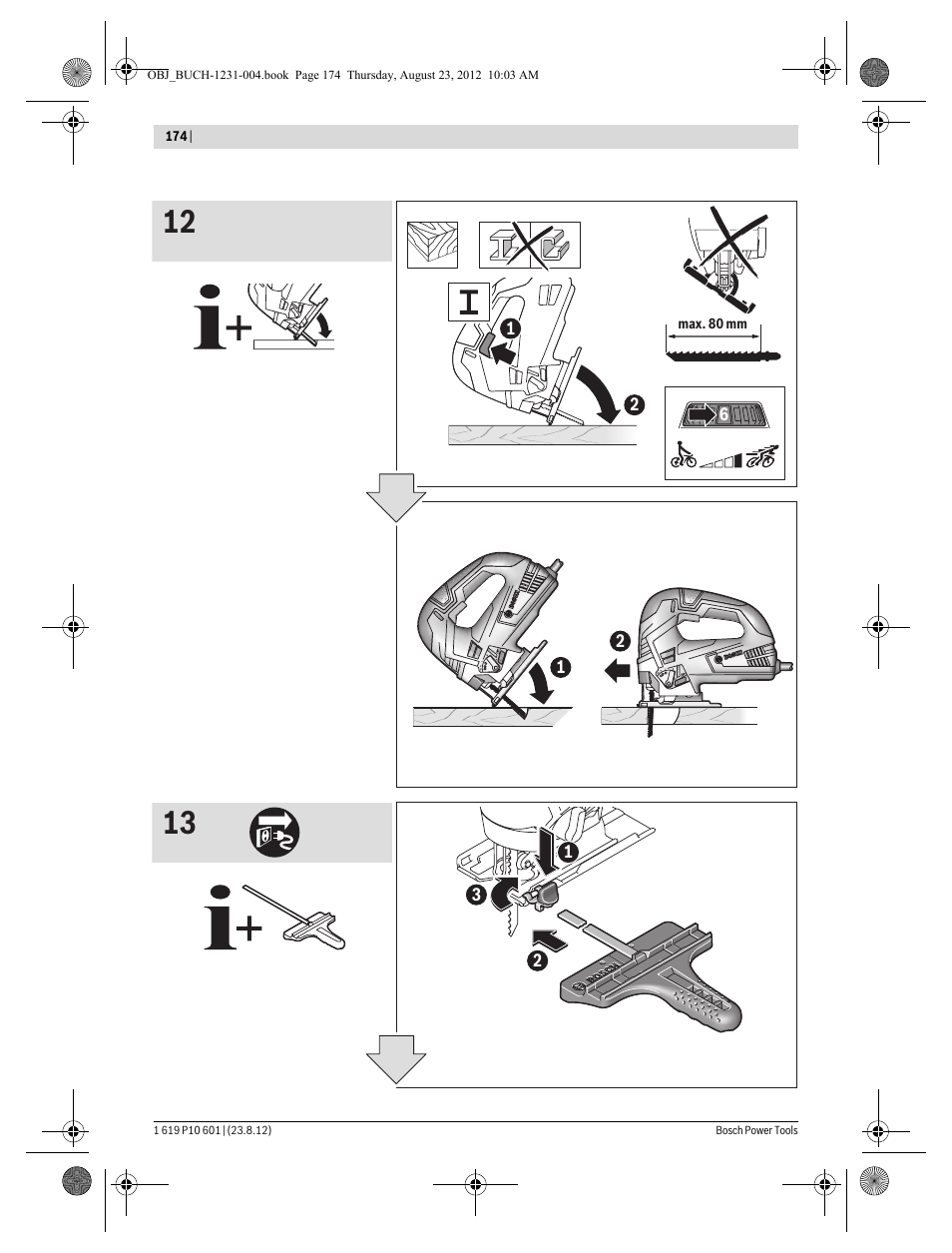 Bosch GST 90 E Professional User Manual | Page 174 / 178