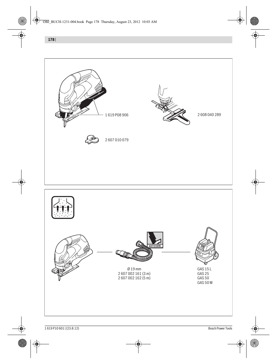 Bosch GST 90 E Professional User Manual | Page 178 / 178