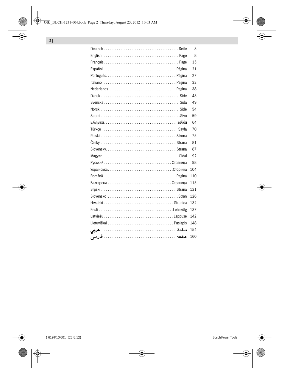 Vý—u | Bosch GST 90 E Professional User Manual | Page 2 / 178