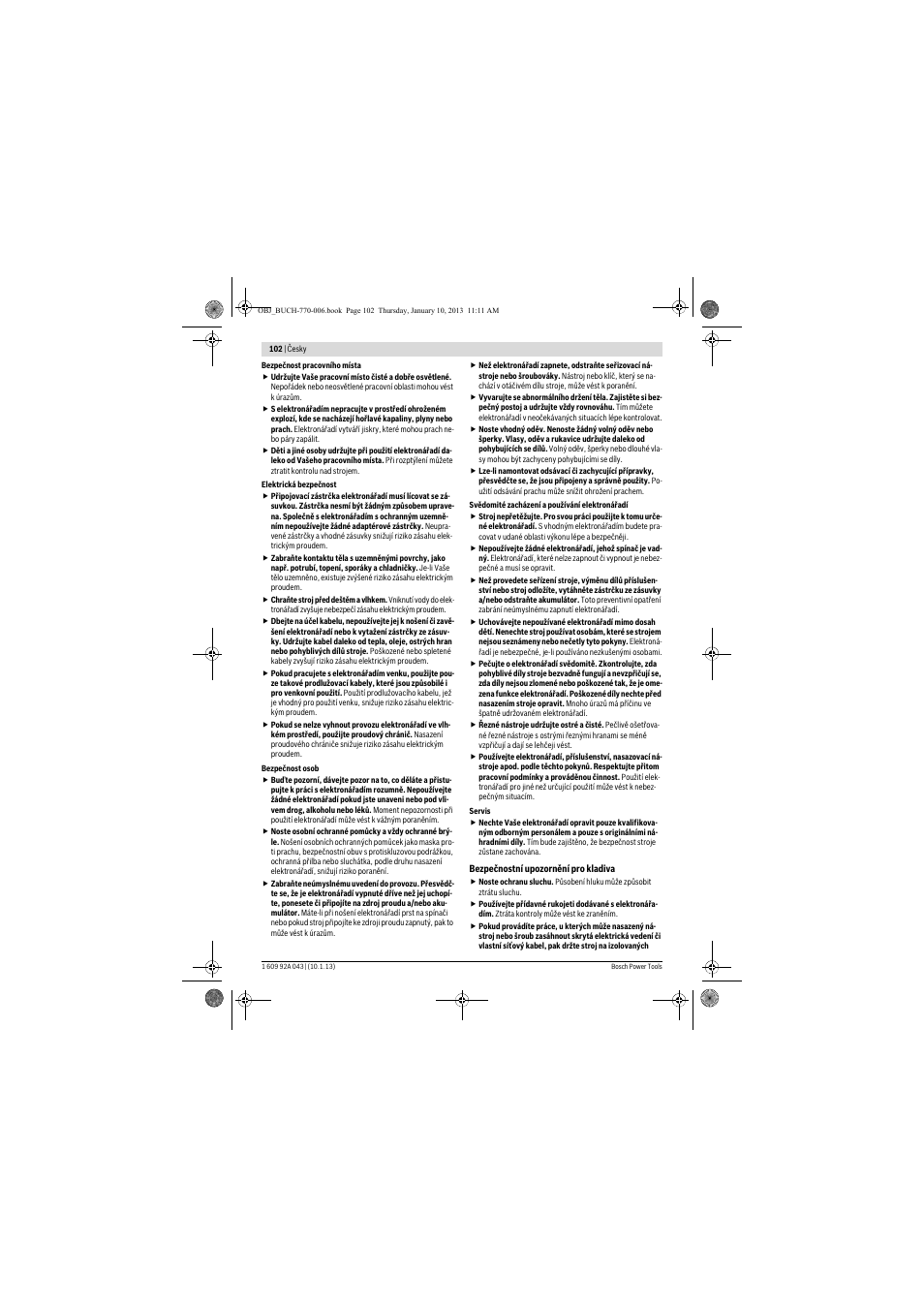 Bosch GBH 3-28 DRE Professional User Manual | Page 102 / 207