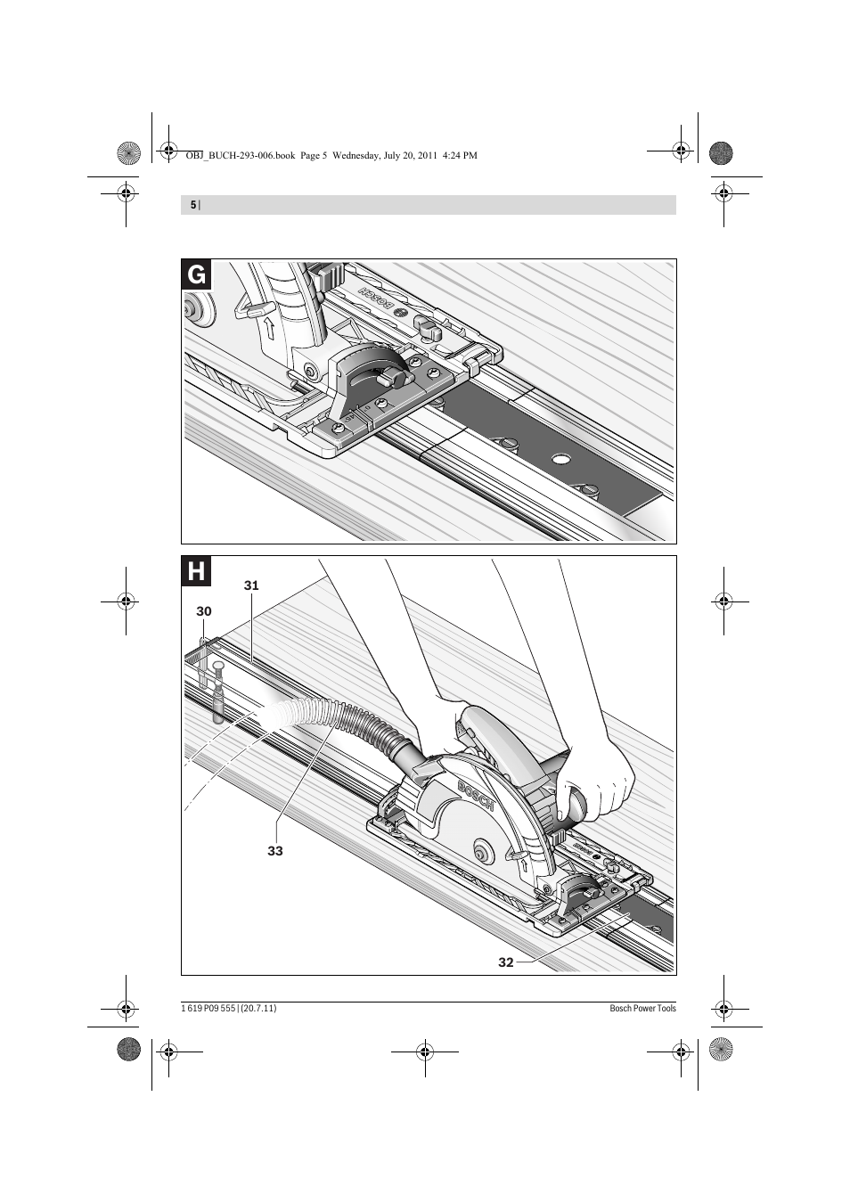 Bosch GKS 85 G Professional User Manual | Page 5 / 217