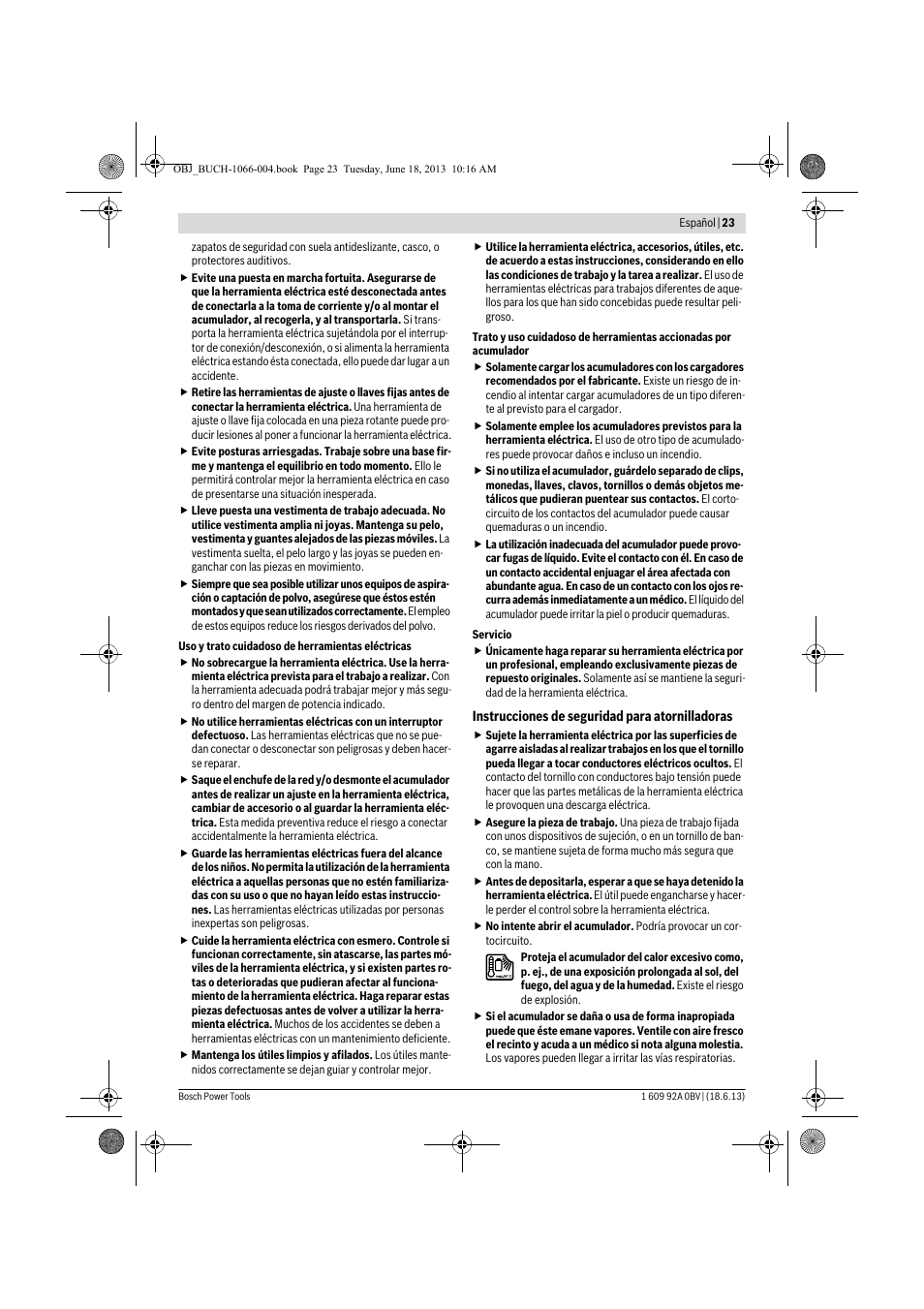 Bosch GDR 10,8-LI Professional User Manual | Page 23 / 171