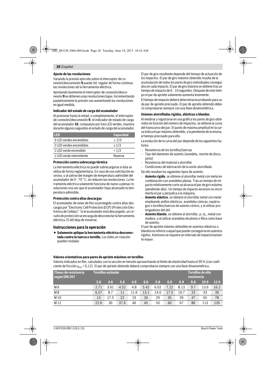 Bosch GDR 10,8-LI Professional User Manual | Page 26 / 171