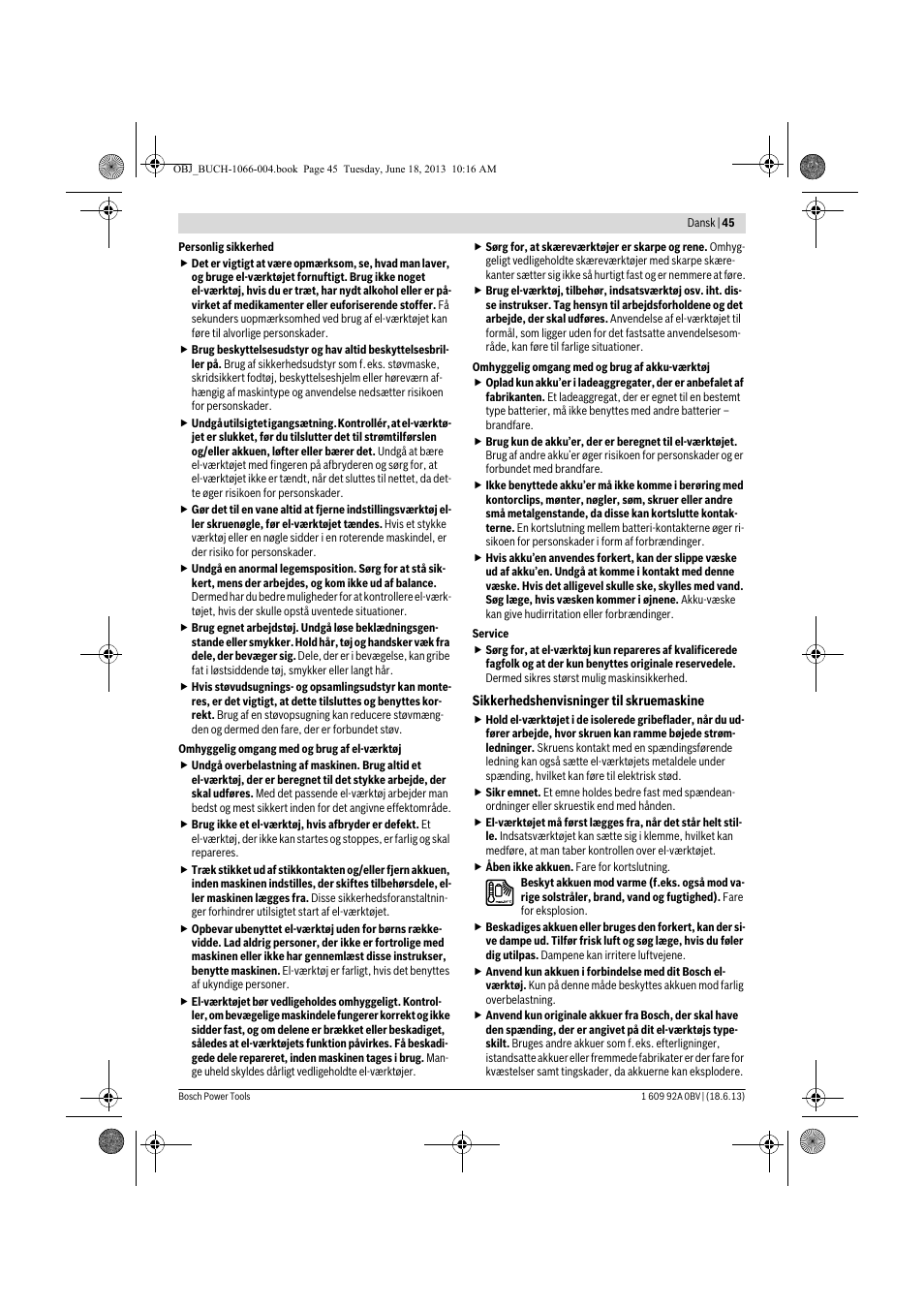 Bosch GDR 10,8-LI Professional User Manual | Page 45 / 171