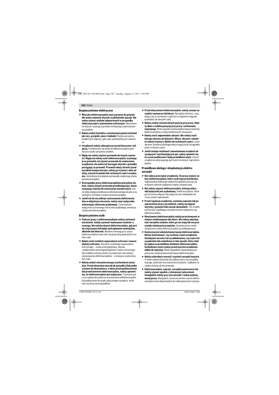 Bosch GWS 7-125 Professional User Manual | Page 102 / 257