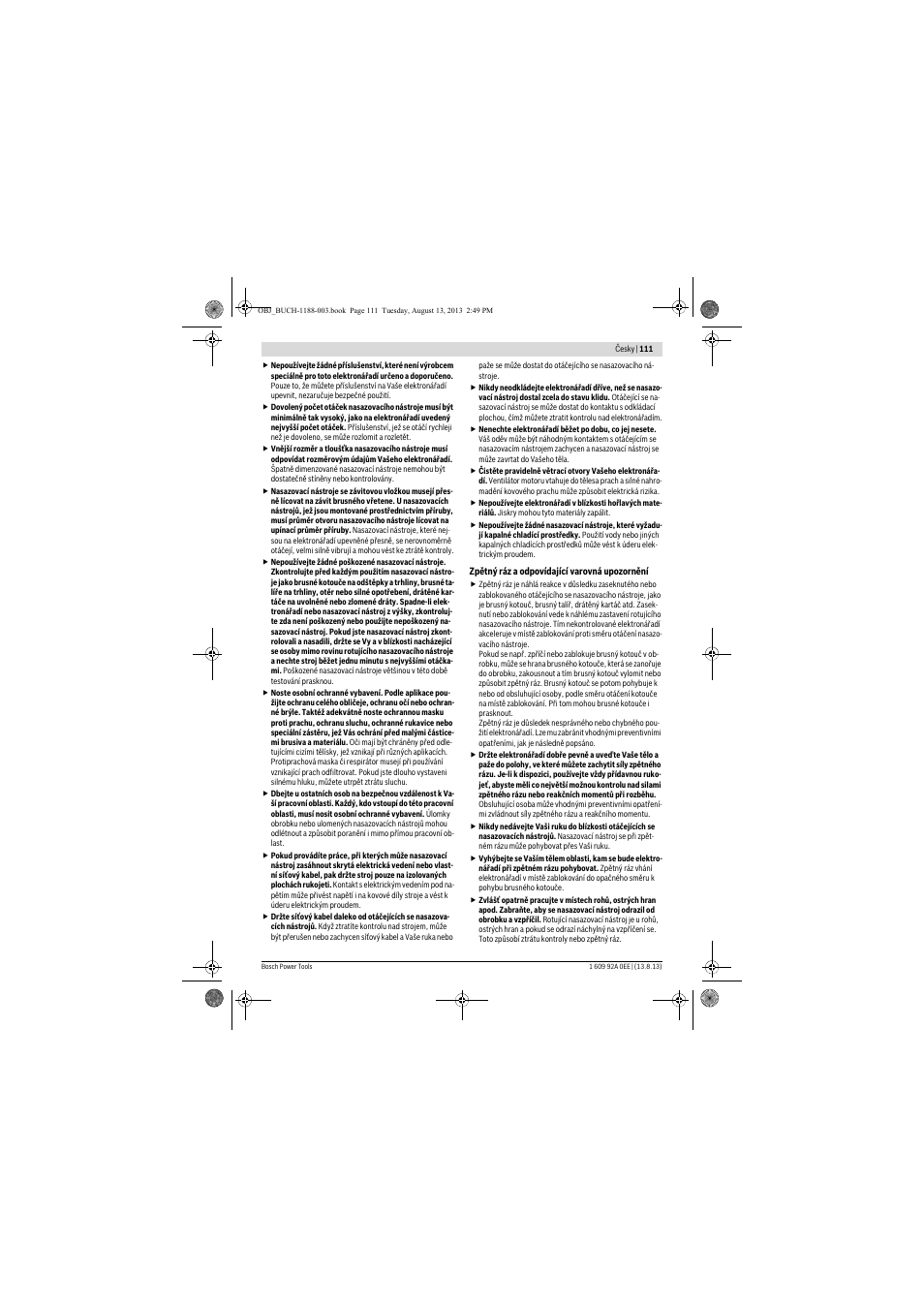 Bosch GWS 7-125 Professional User Manual | Page 111 / 257