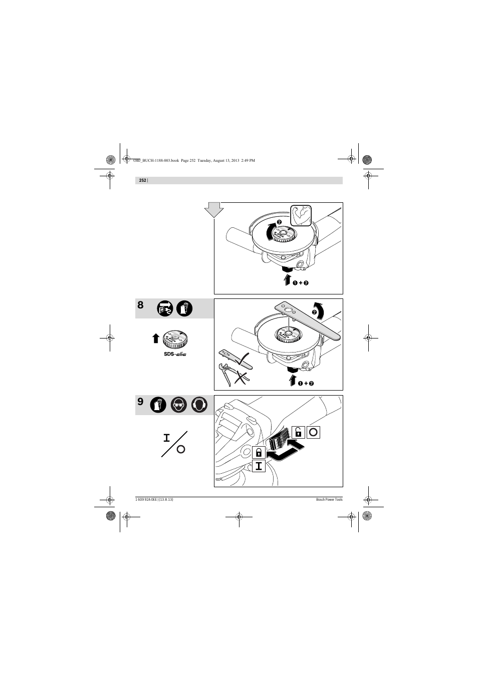 Bosch GWS 7-125 Professional User Manual | Page 252 / 257